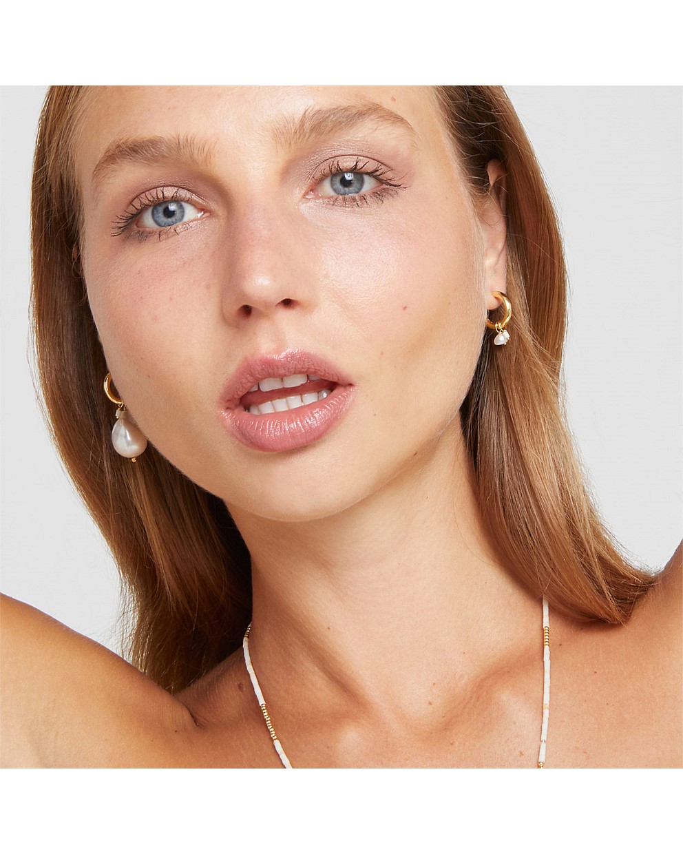 sultra charm hoop earrings