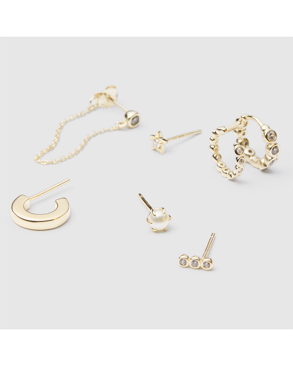 Gleaming Sterling Silver Single Stud Earring