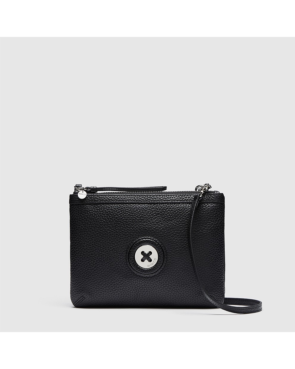 Black Silver MimMazing Duo Cross Body Bag Crossbody Bags Mimco