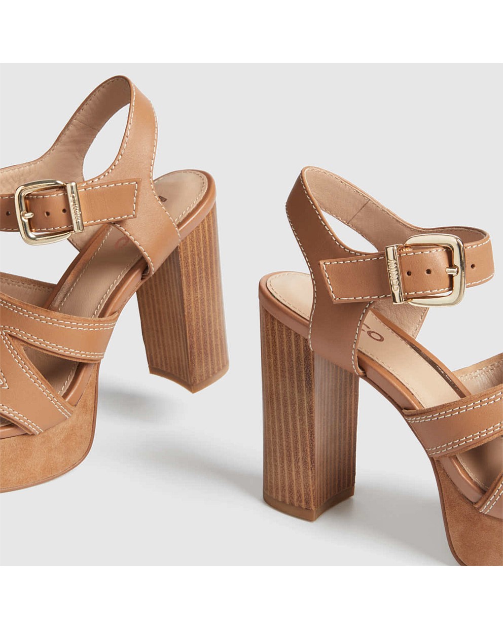 Fleck Platform Heels