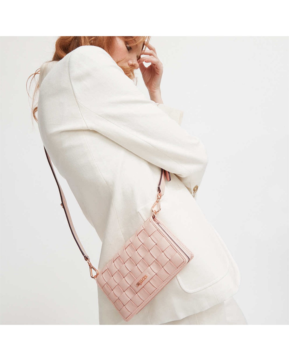 Peony Pink Believer Wallet Cross Body Bag Crossbody Bags Mimco