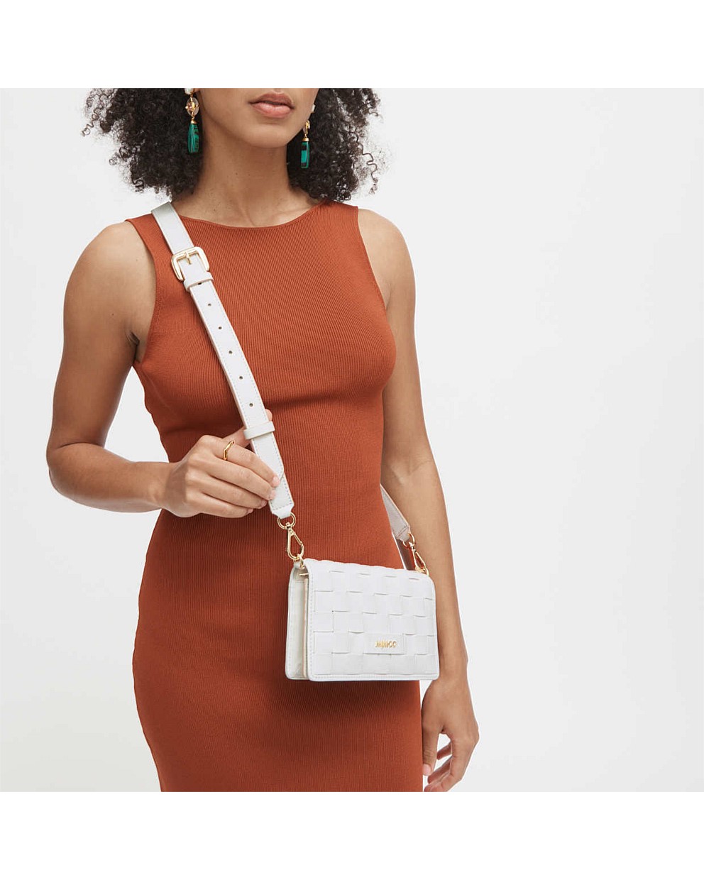 White Believer Wallet Cross Body Bag Crossbody Bags Mimco