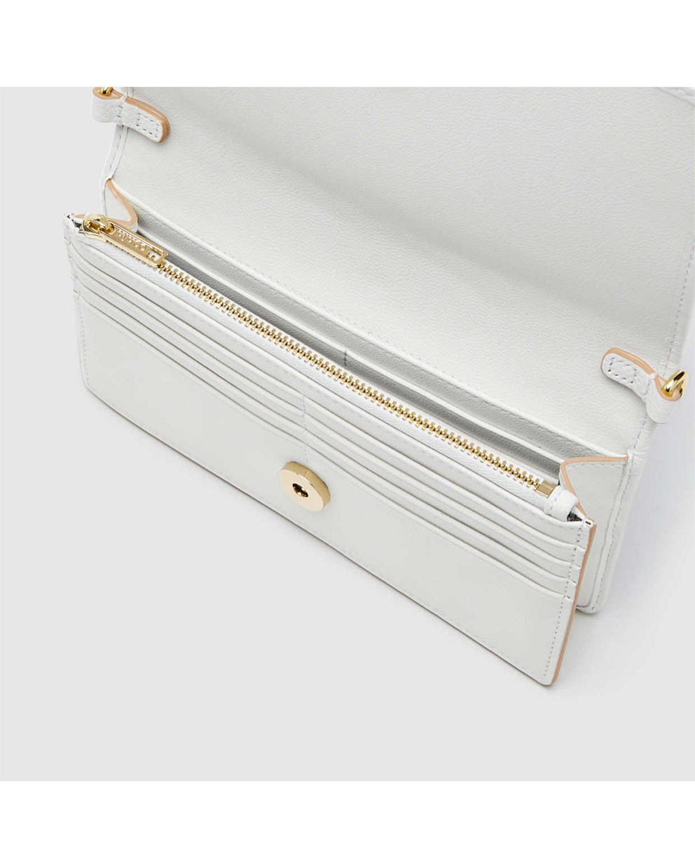 White Believer Wallet Cross Body Bag Crossbody Bags Mimco