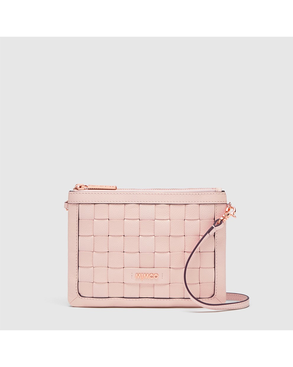 Peony Pink Believer Medium Pouch Cross Body Bag Crossbody Bags Mimco