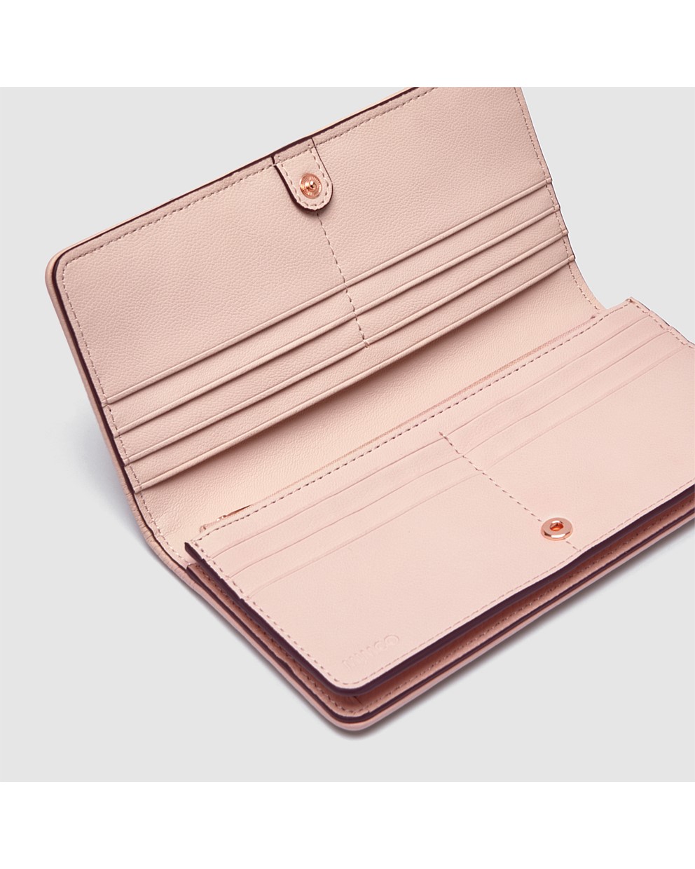 Peony Pink Shine Large Wallet Wallets Mimco