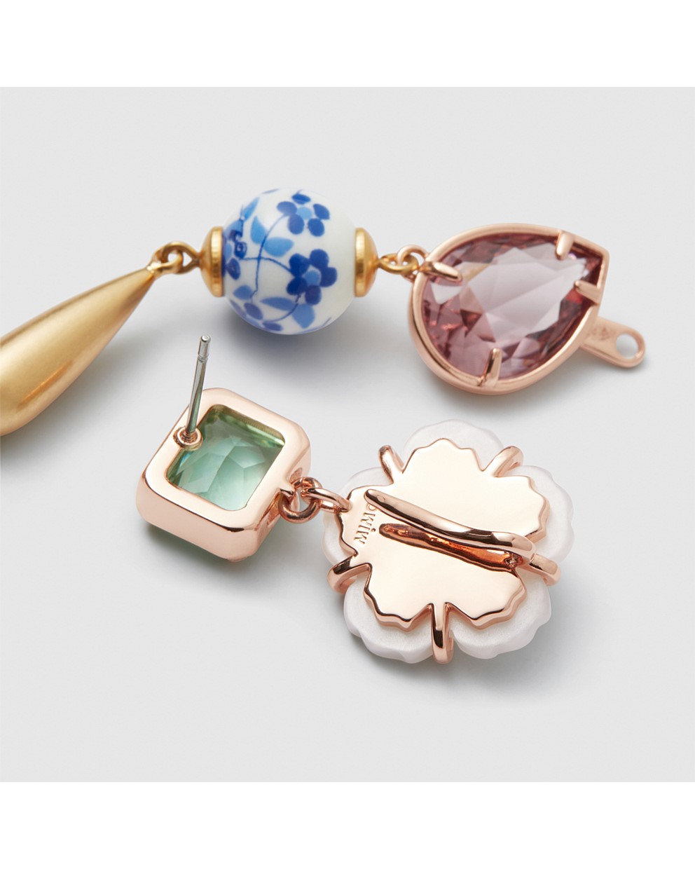 Multicolour Heirloom Statement Earrings Drop Earrings Mimco