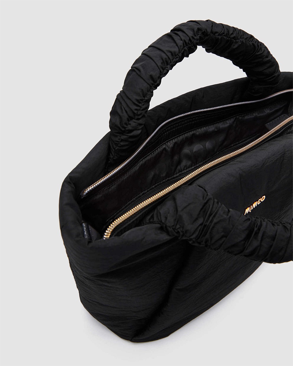 Black Light Gold Flight Mini Tote Bag Tote Bags Mimco