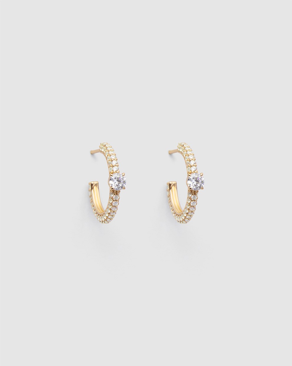 Dia-Mim Hoop Earrings
