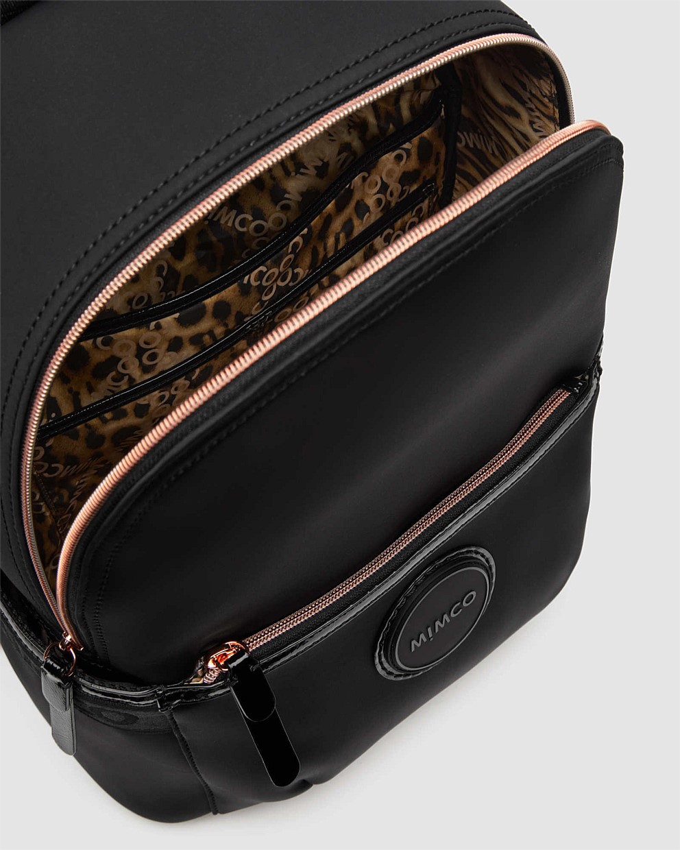 Black Rose Gold Serenity Backpack Bag Bags Mimco
