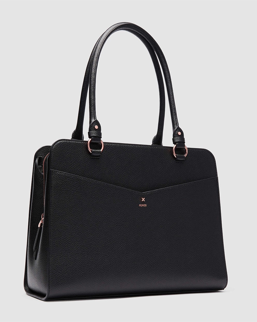 Black Rose Gold D-Vine Worker Tote Bag - Tote Bags | Mimco