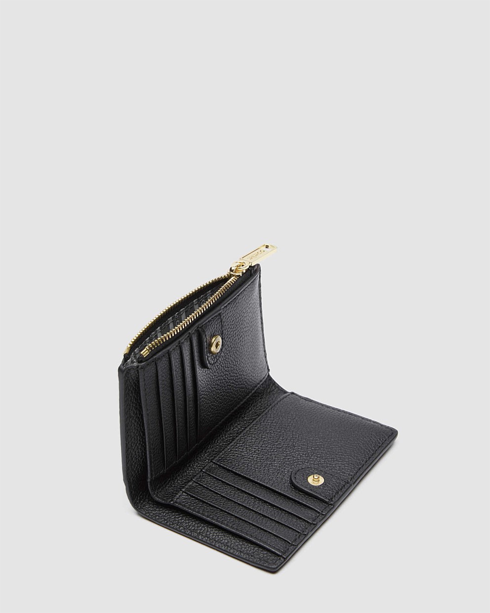 Black Light Gold Jett Wallet - Wallets | Mimco