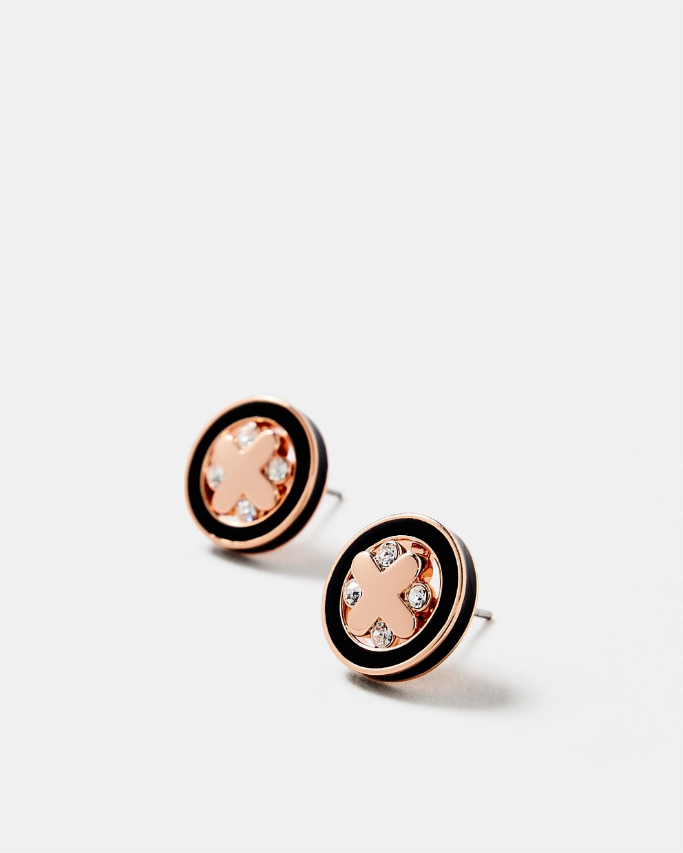 Supermicra Halo Stud Earrings