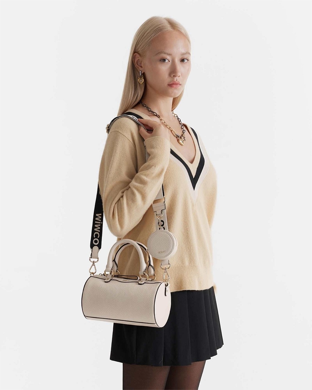 Jett Cylinder Crossbody Bag