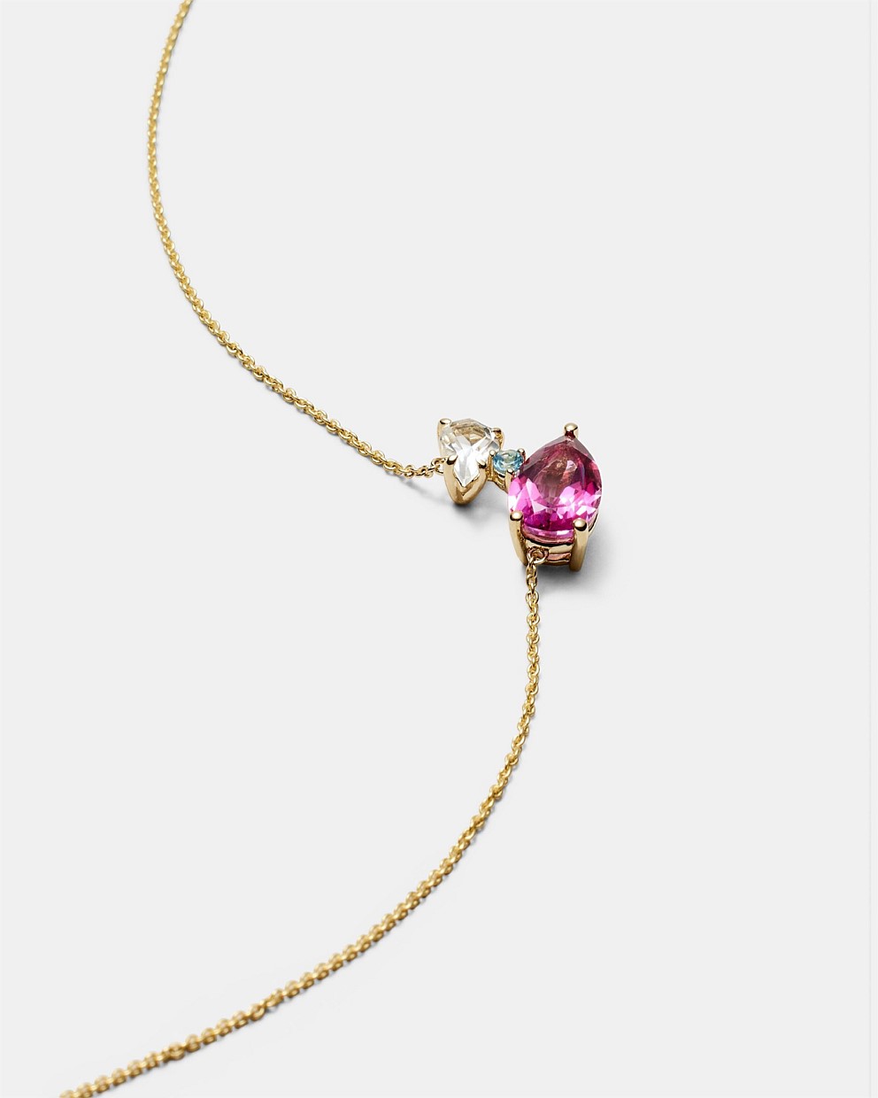 Limited Edition Pink Topaz Necklace