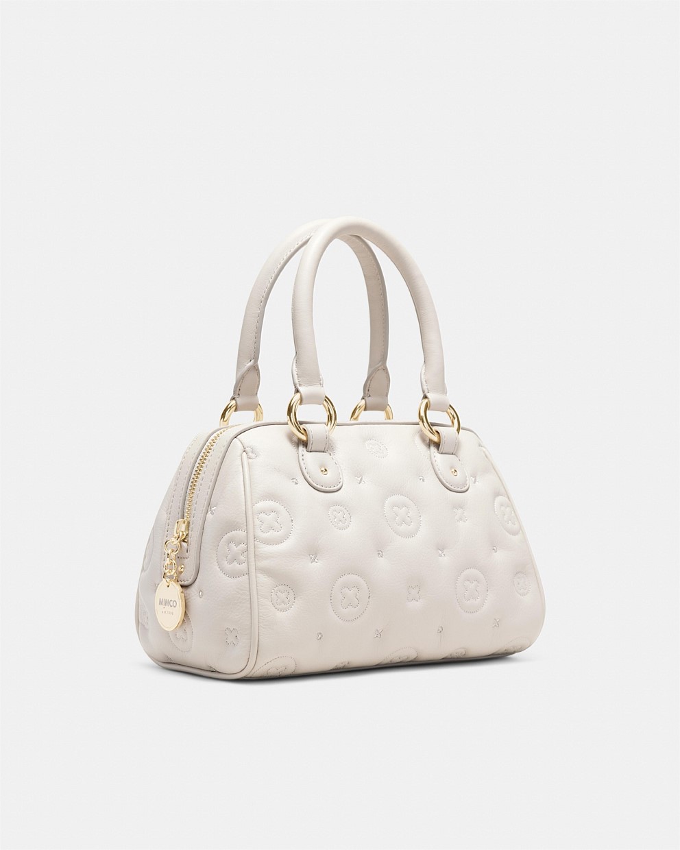 Flashback Leather Bowler Crossbody Bag