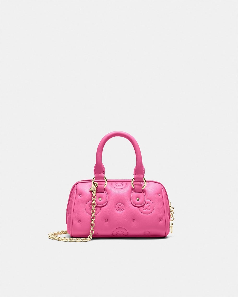 Flashback Leather Mini Bowler Crossbody Bag