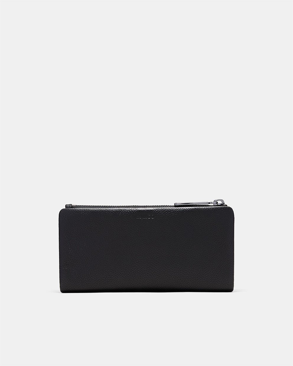 Black Gunmetal Mim-Mazing Large Wallet - Wallets & Pouches | Mimco