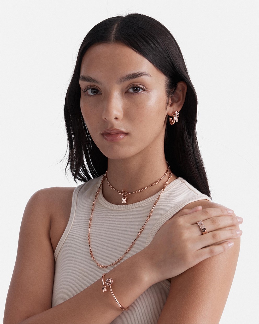 Reminiscent Duo Hoop Earrings
