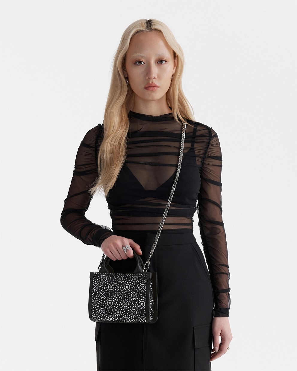 Mim-Gram Sparkle Crossbody Bag