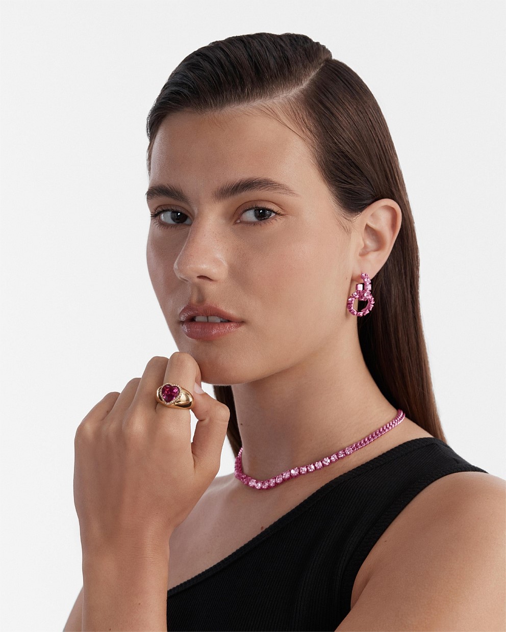 Glitter Hoop Earrings