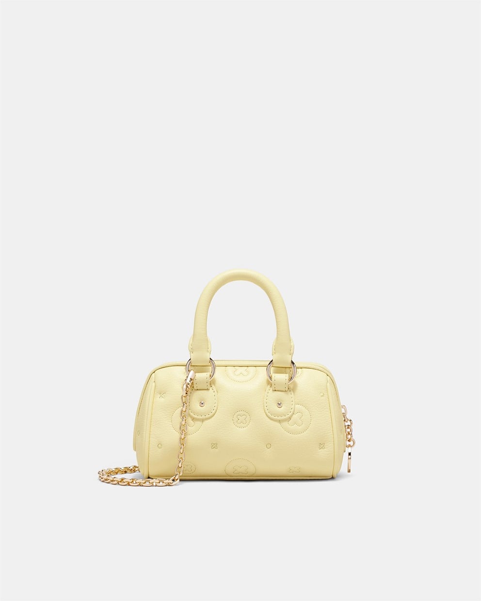 Flashback Leather Mini Bowler Crossbody Bag