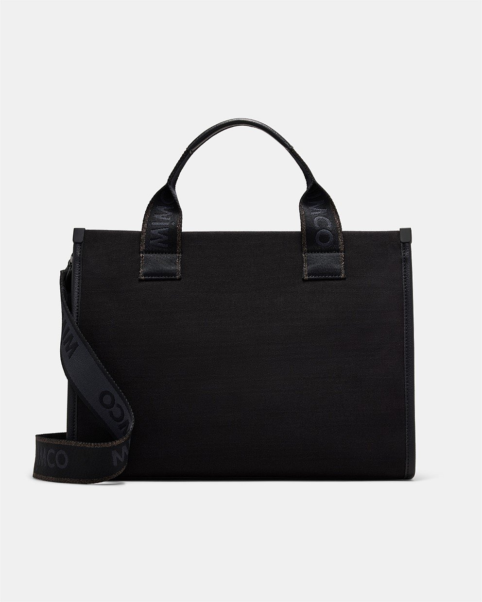 Black Gunmetal Patch Tote Bag - Bags | Mimco