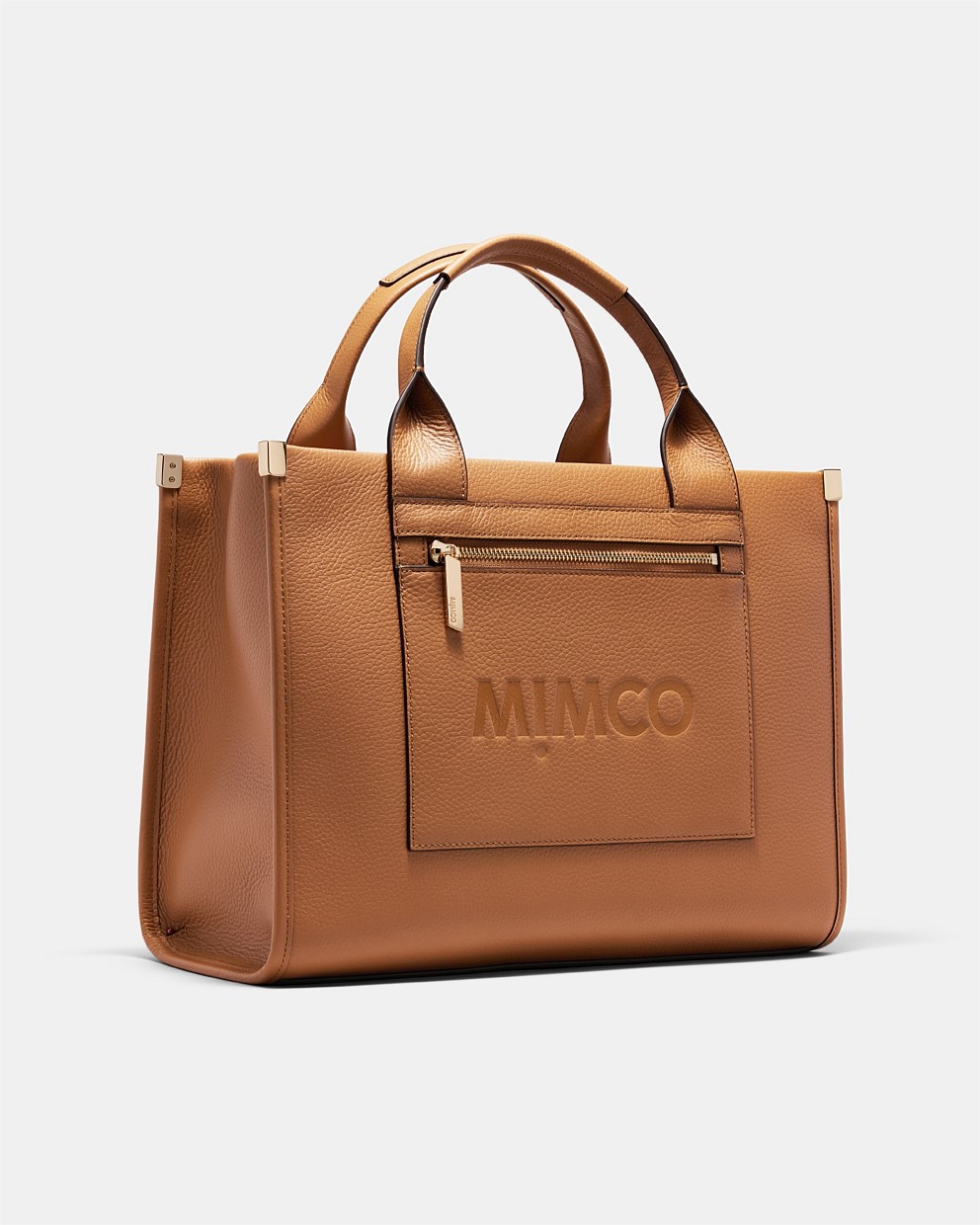 Caramel Patch Leather Tote Bag - Bags | Mimco