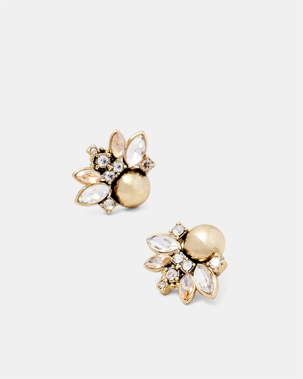 Gold Silver Exploration Stud Earrings - Stud Earrings | Mimco