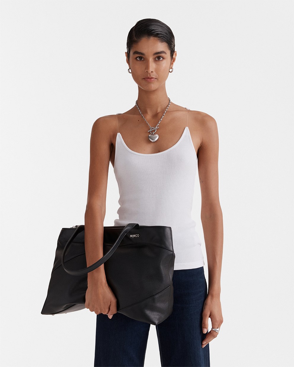 Black Silver Solar Tote Bag - Bags | Mimco