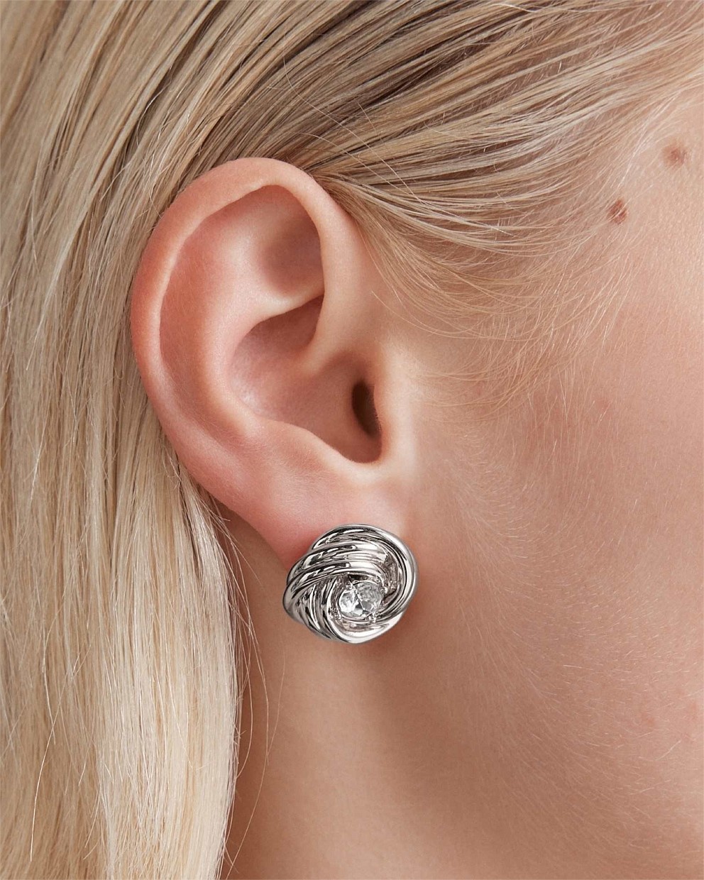 In A Knot Stud Earrings