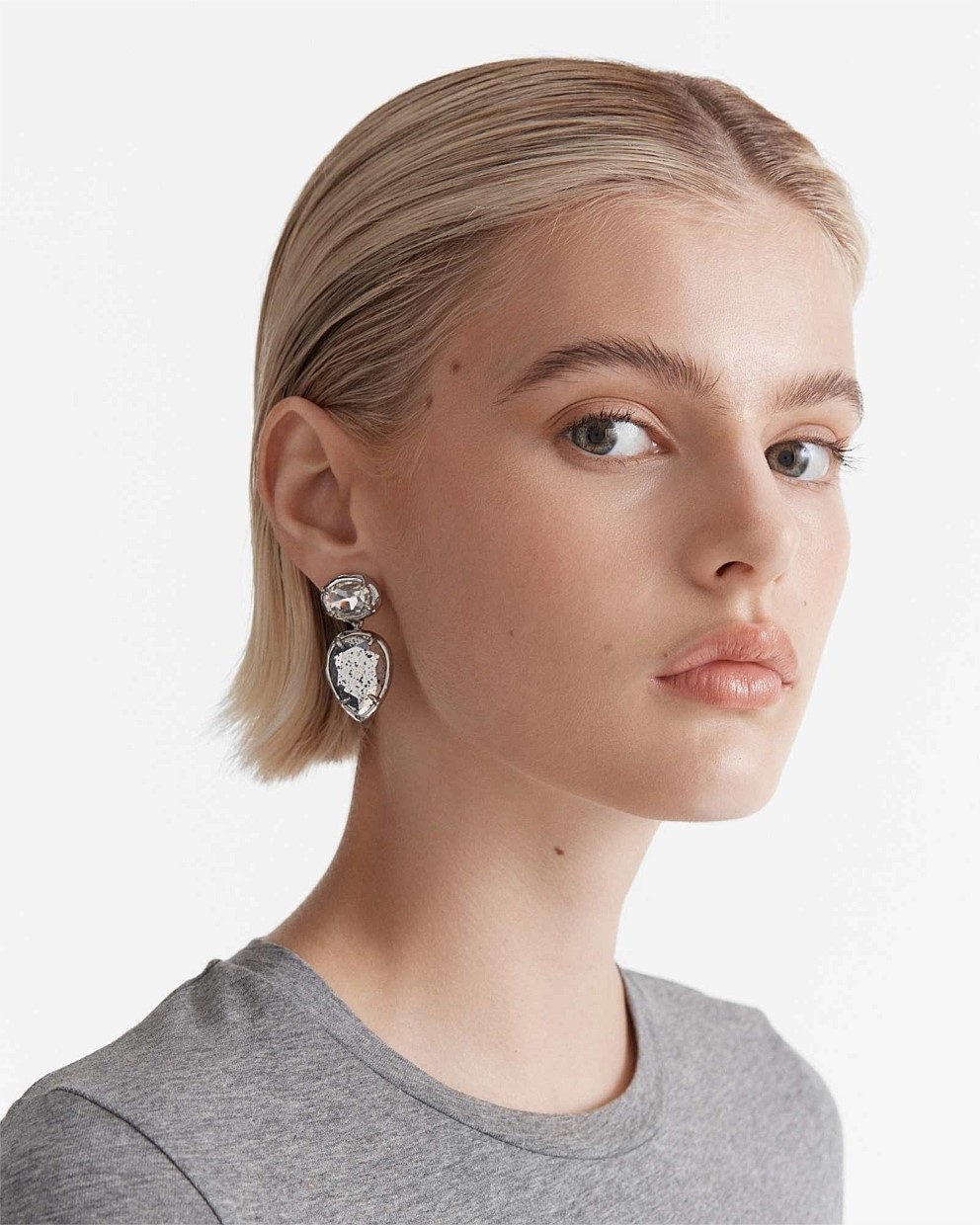 Reflective Drop Earrings