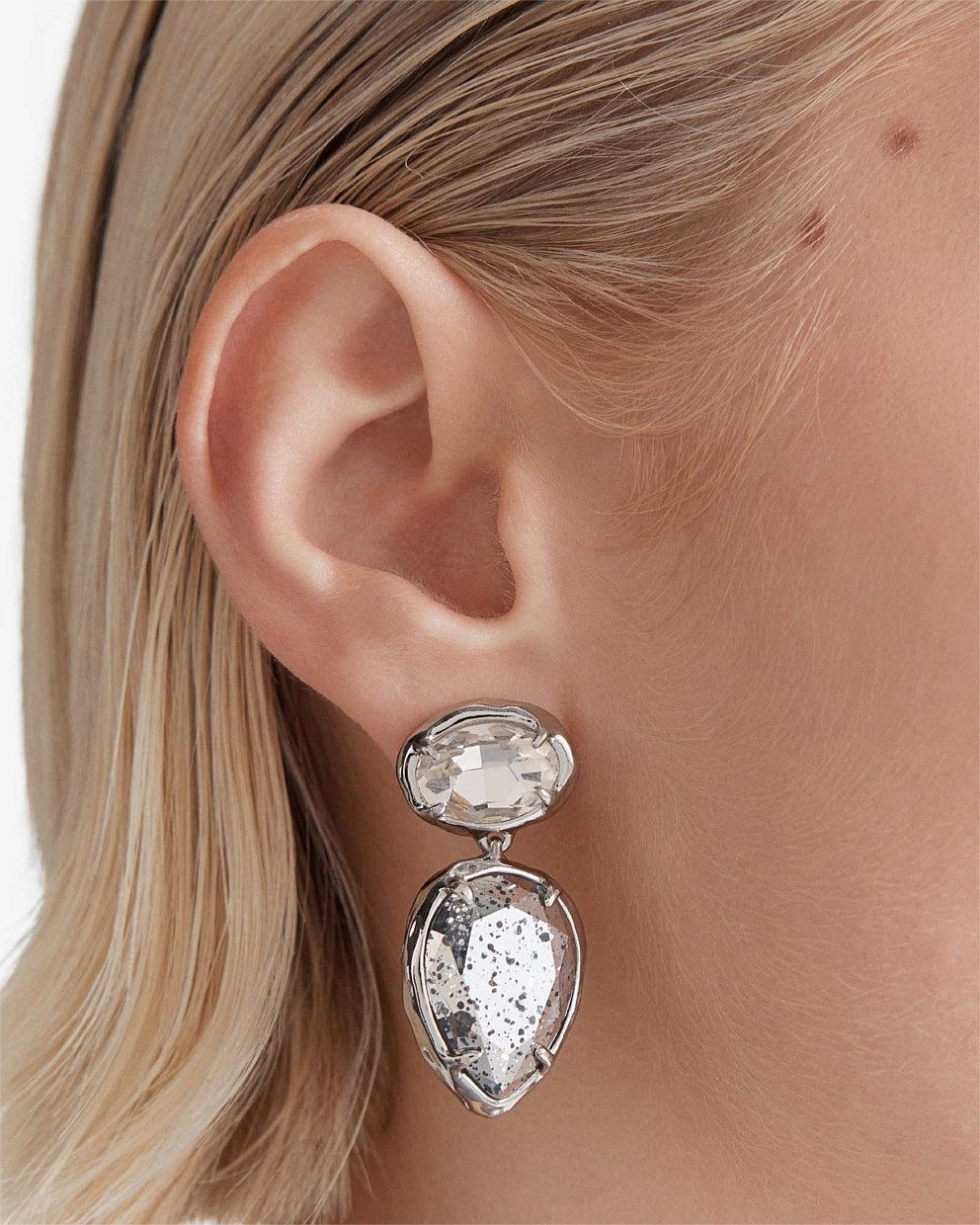 Reflective Drop Earrings