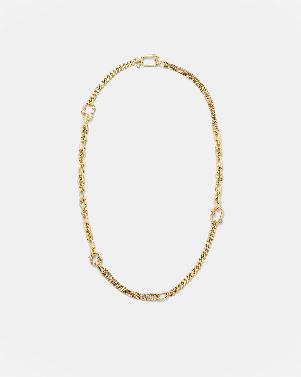 Gold Found Link Necklace - Gold Necklaces | Mimco