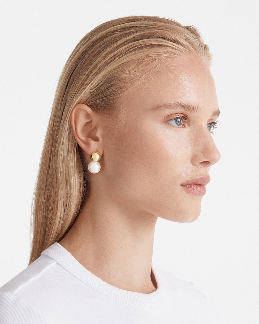 So Smooth Pearl Drop Earrings