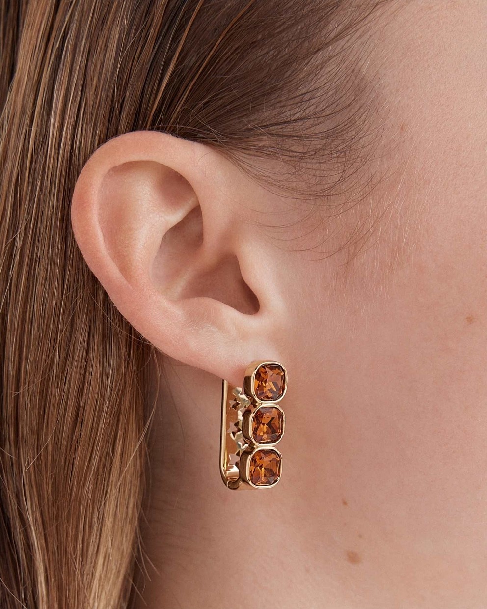 On The Rocks Huggie Hoop Earrings