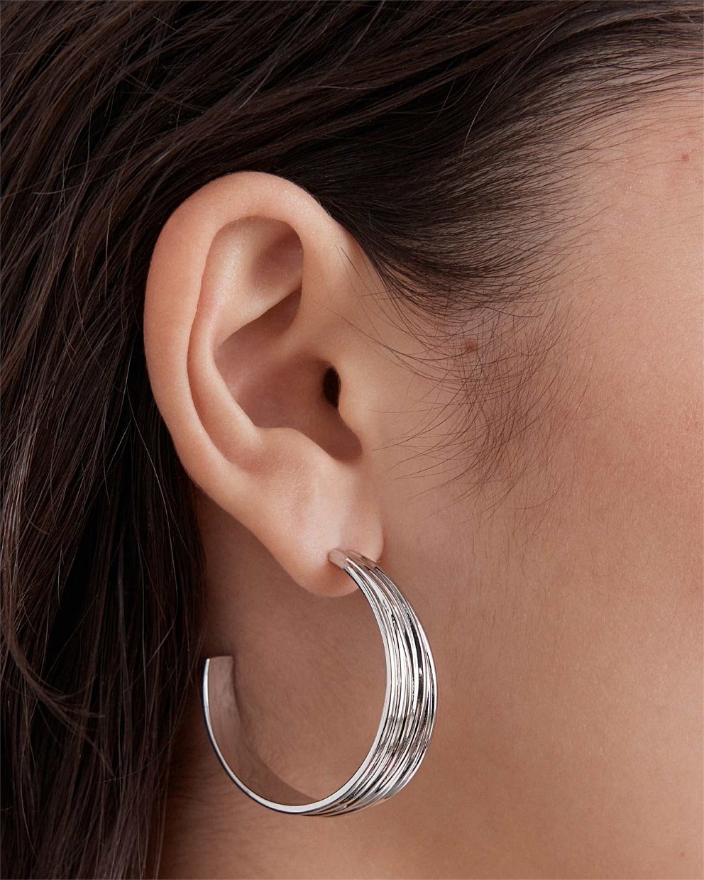 Bassline Large Hoop Earrings