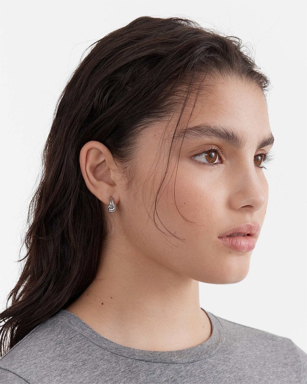 Knot Me Micro Hoop Earrings