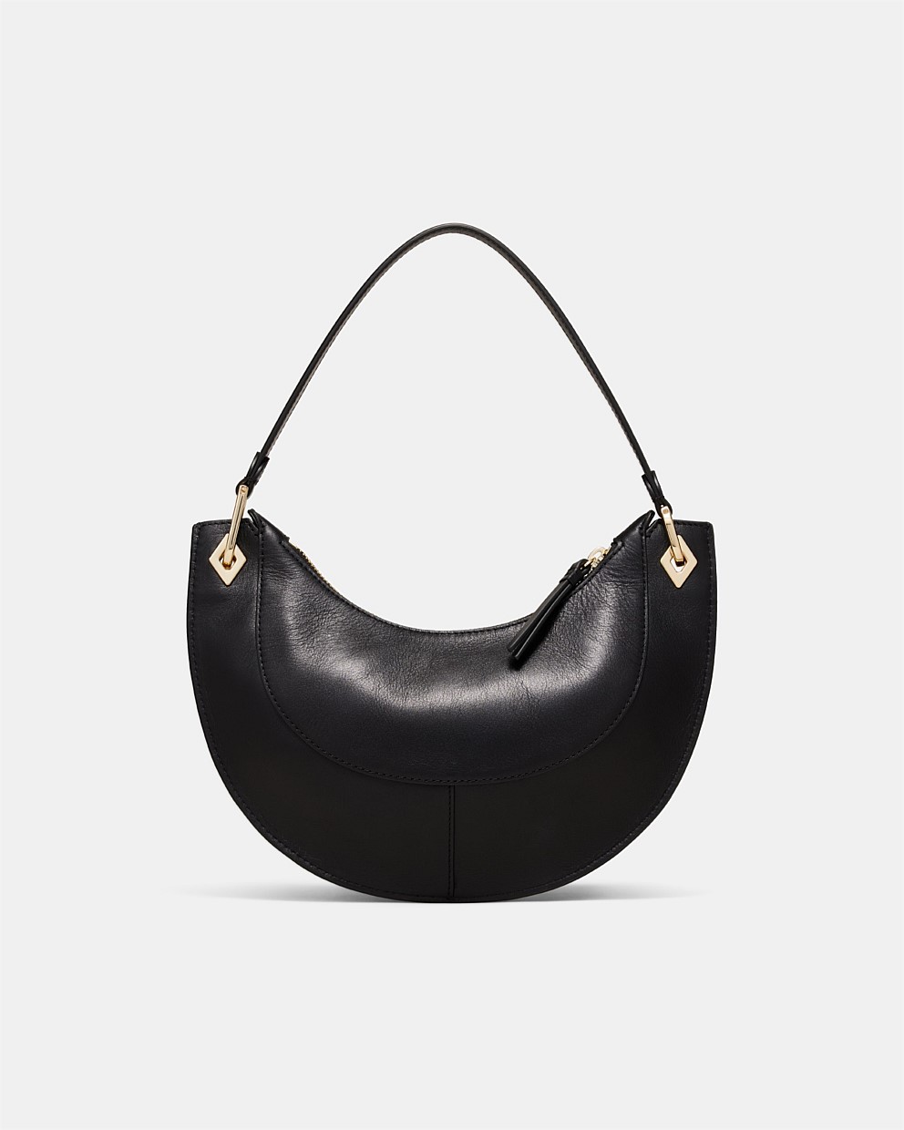 Black Light Gold Dolly Shoulder Bag - Bags | Mimco