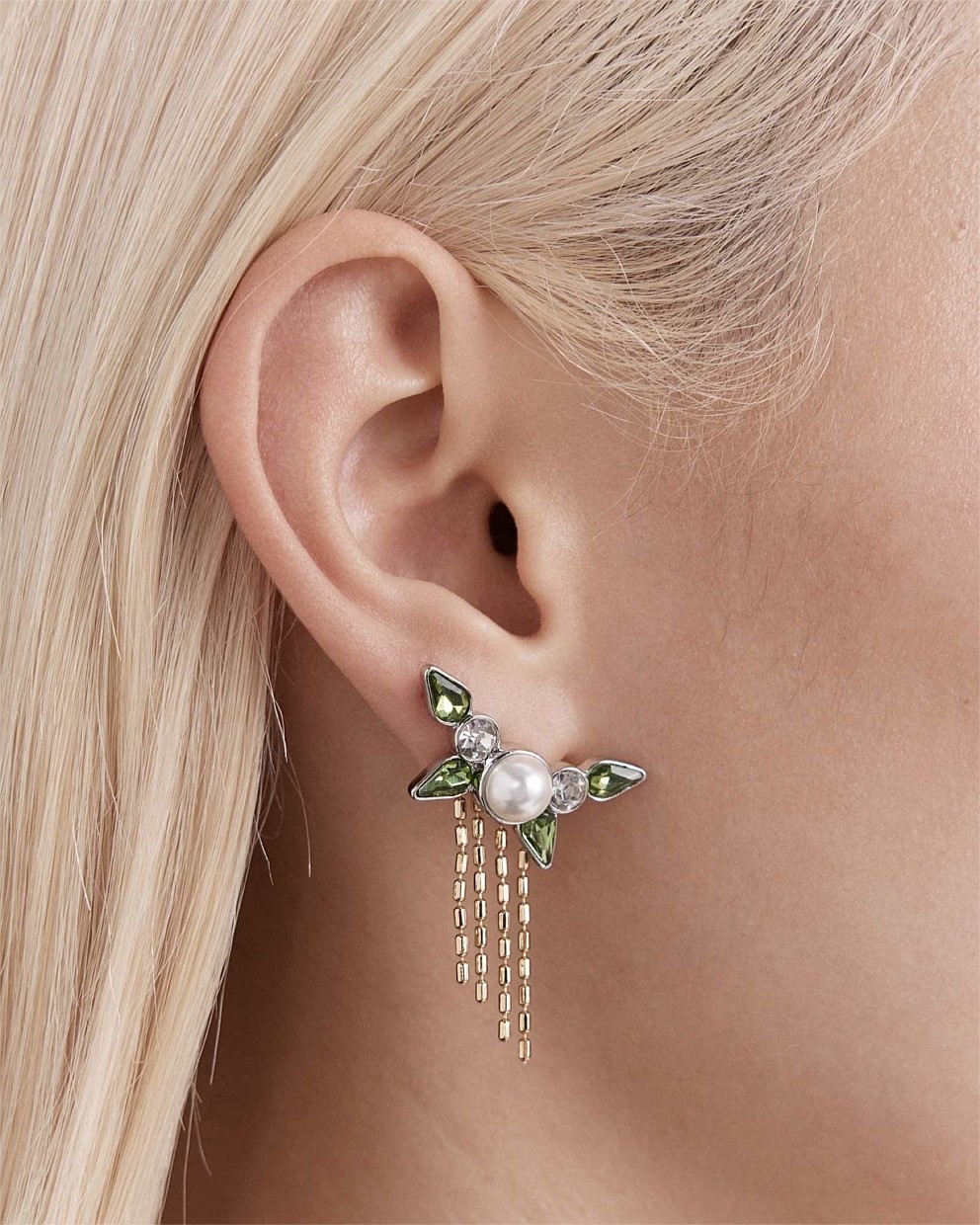 Pull Up To The Bumper Fringe Ear Cuff Set