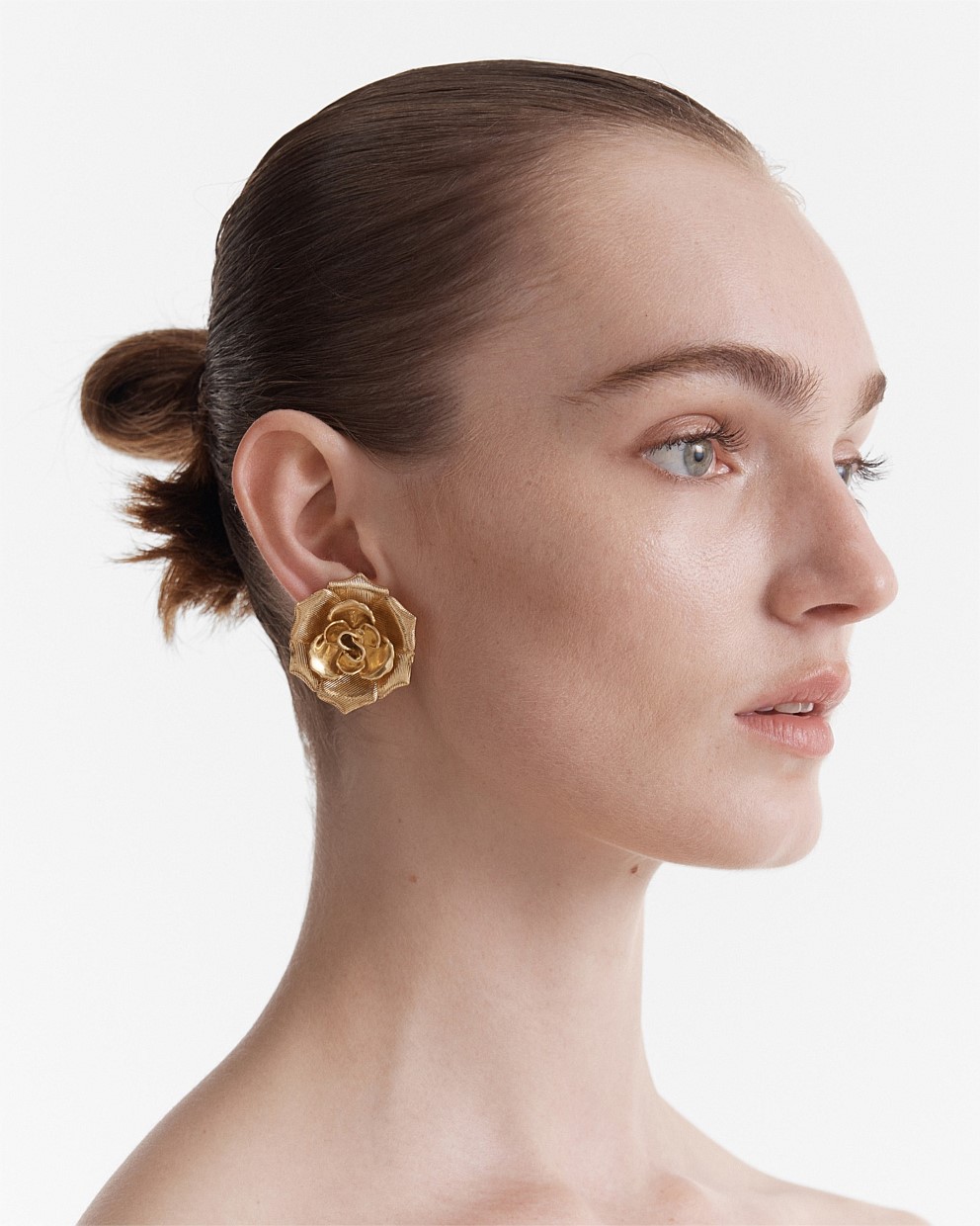 La Vie En Rose Oversized Clip On Earrings