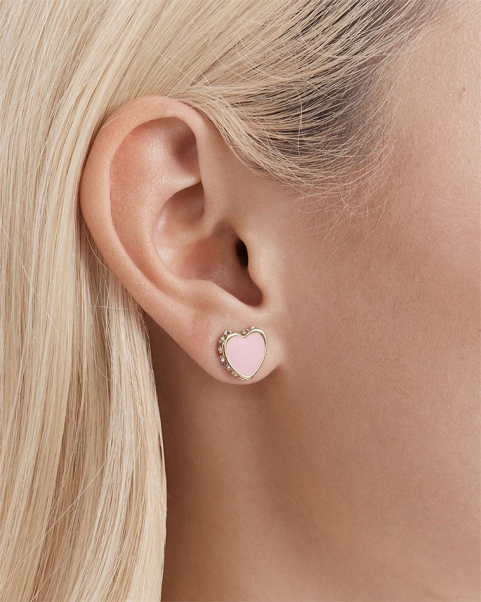 Lover Heart Stud Earrings