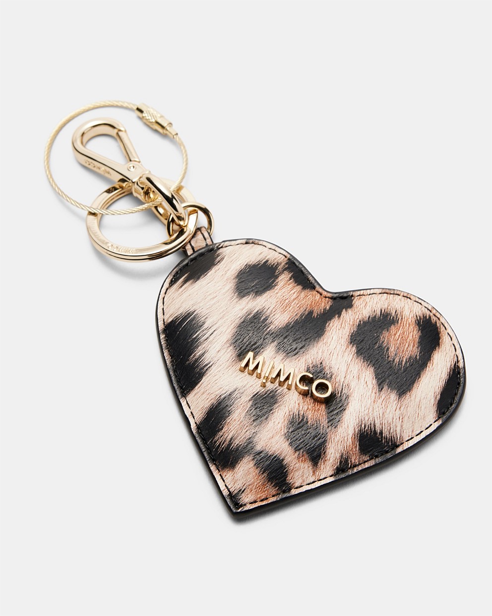 Heart Mirror Bag Charm