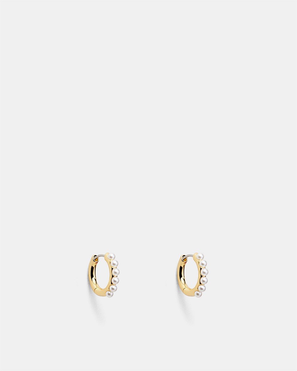 En Pointe Hoop Earrings