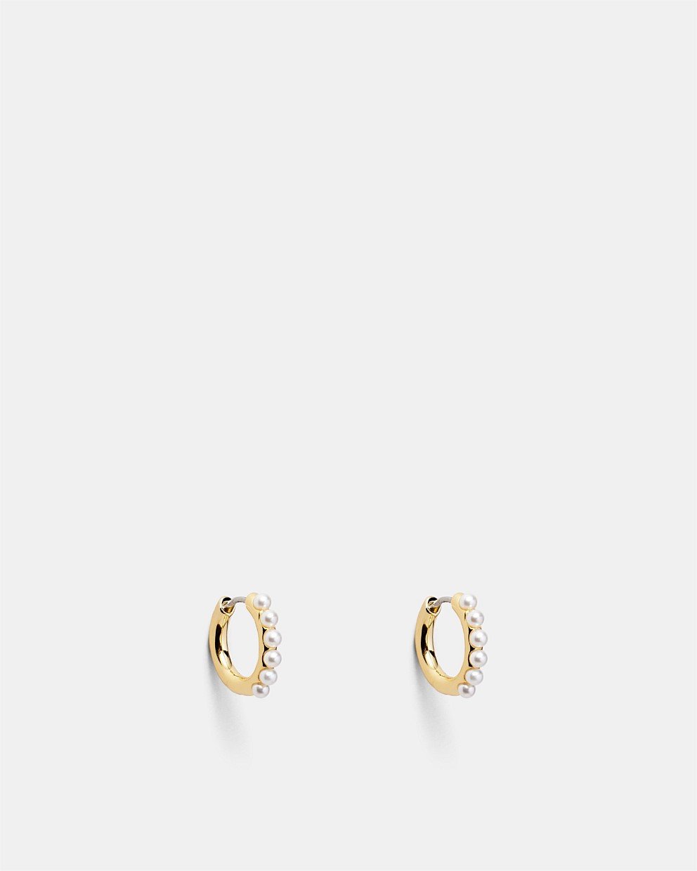 En Pointe Hoop Earrings