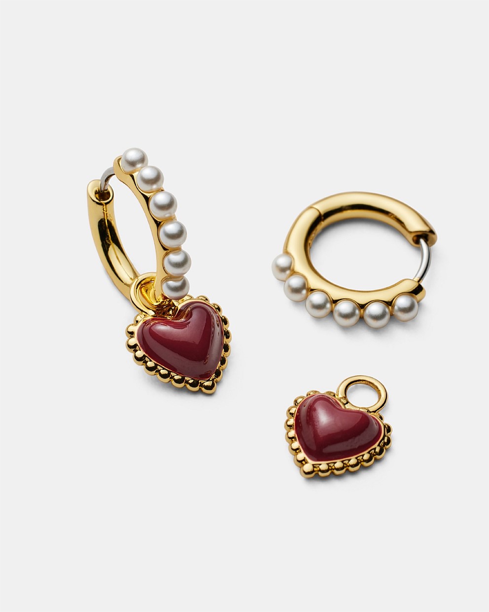 En Pointe Hoop Earrings