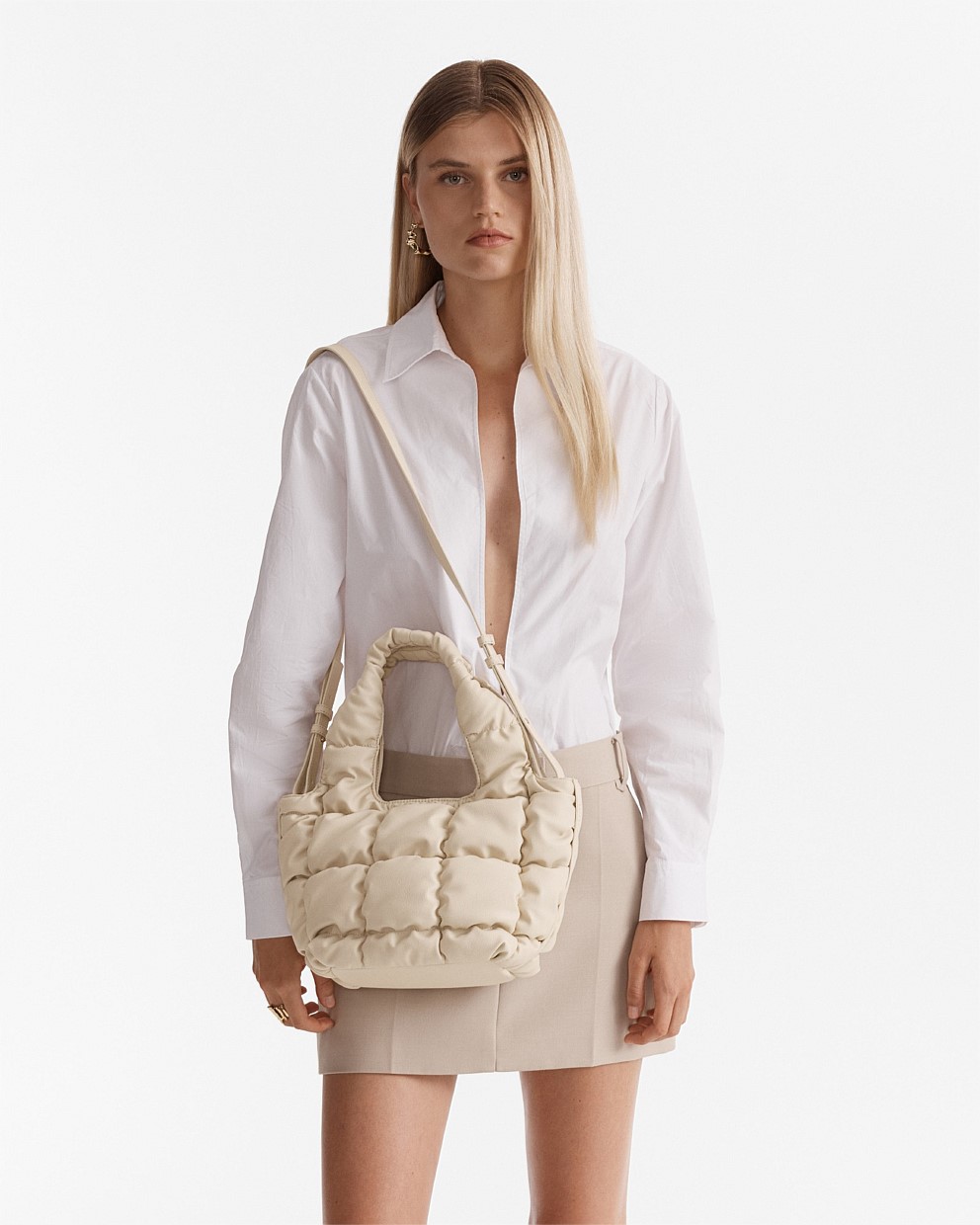 Isadora Quilted Mini Tote Bag