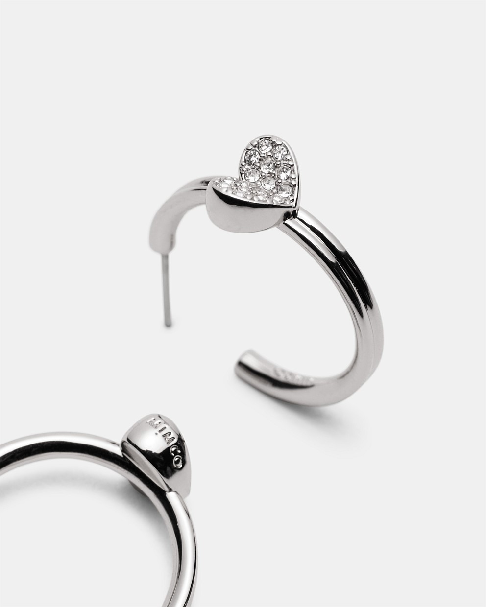 Heart To Heart Hoop Earrings