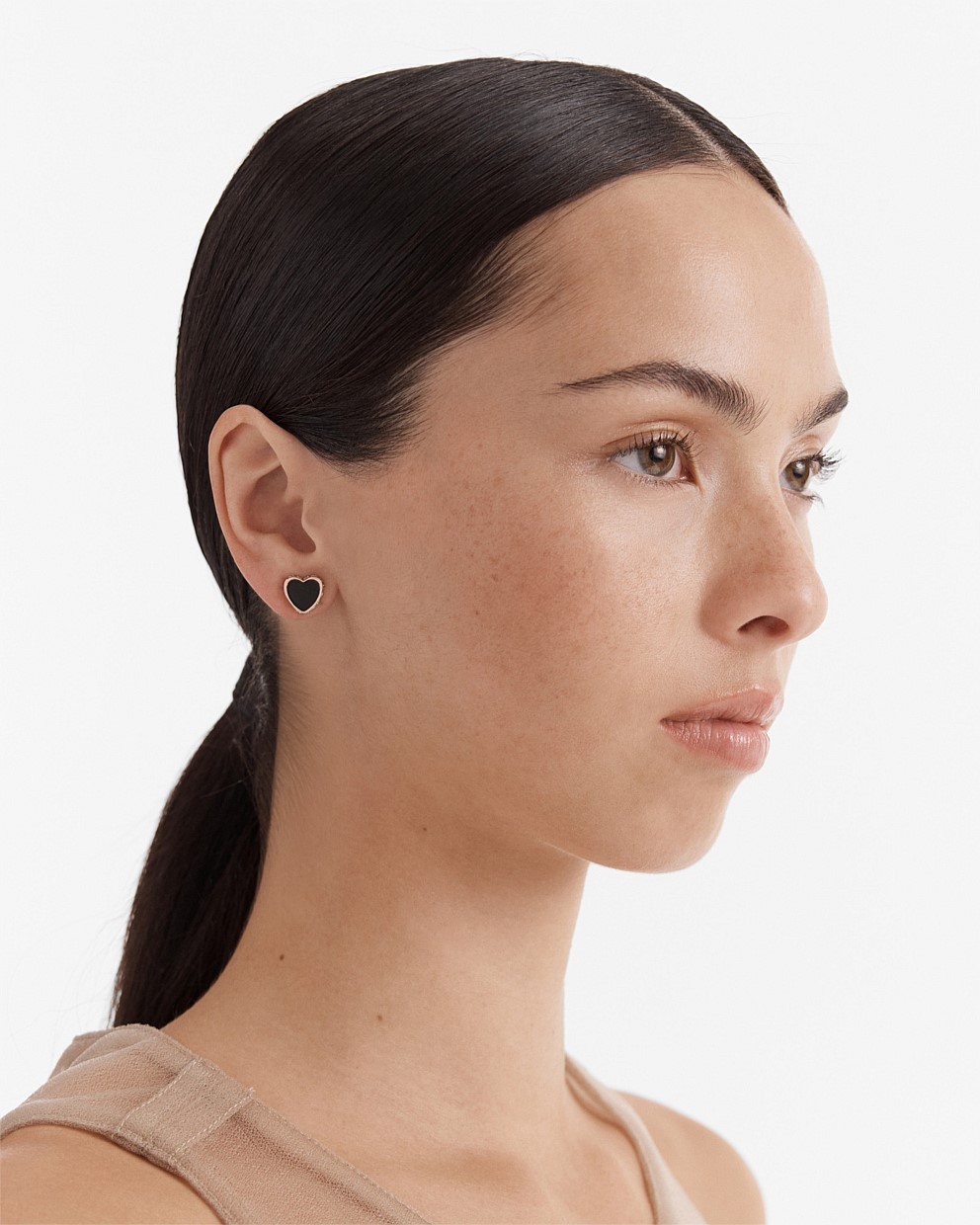 Lover Heart Stud Earrings