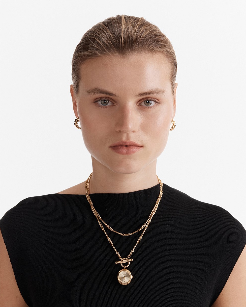 In Time Watch Necklace