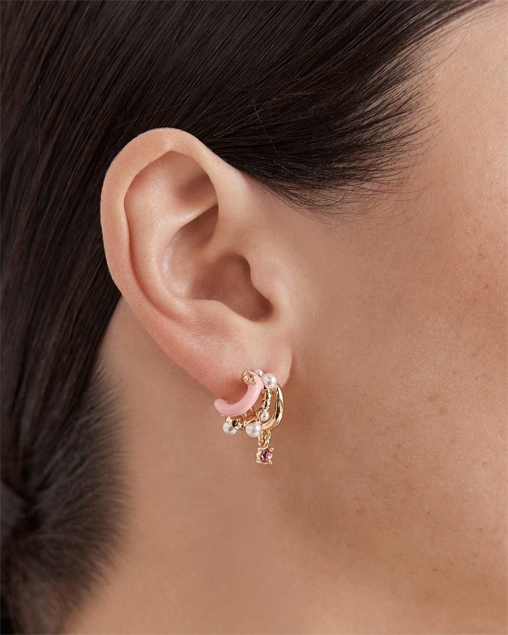 Illusion Hoop Earrings